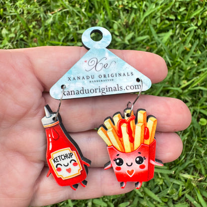 Ketchup To My Fries Earring