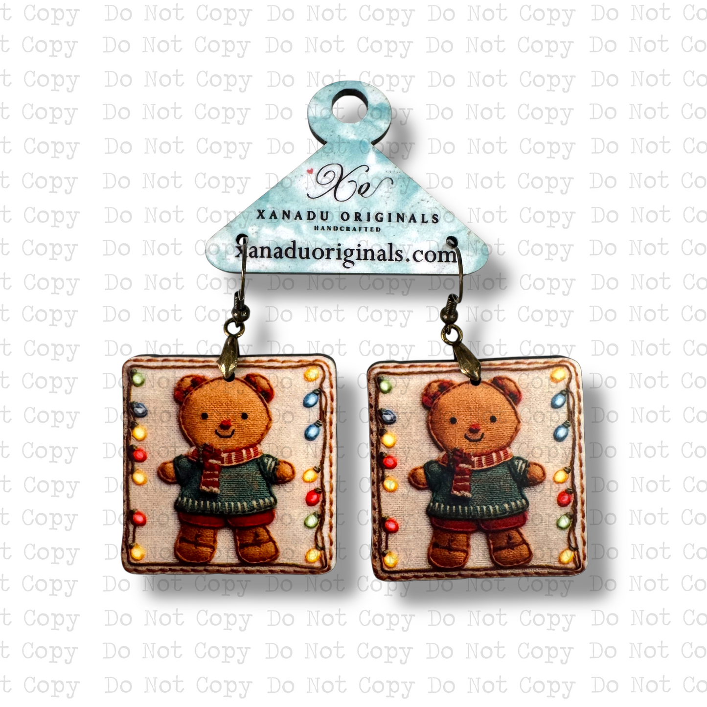 Bear Tapestry Earrings