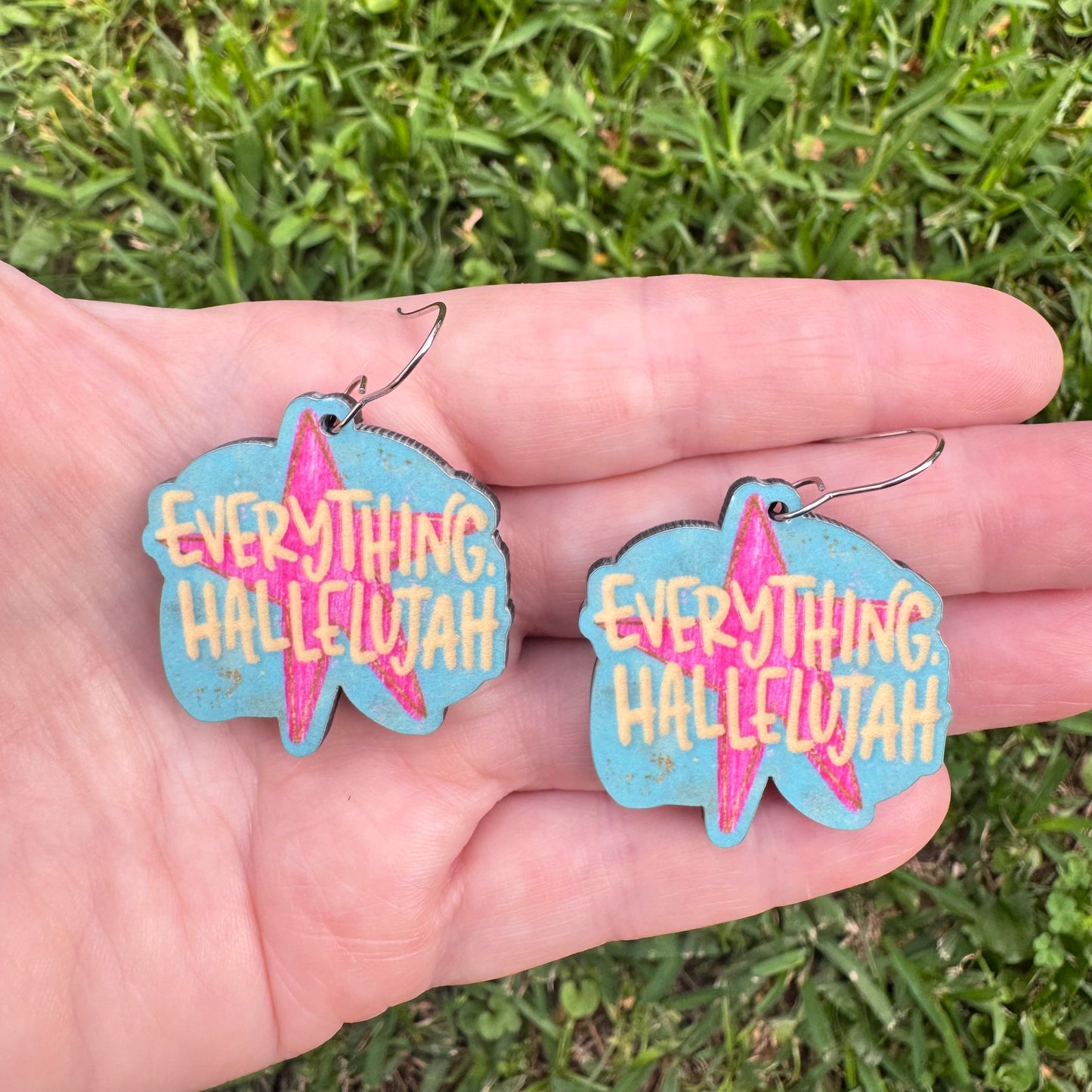 Everything Hallelujah Dangle Earrings