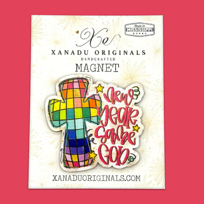New Year Same God Magnet