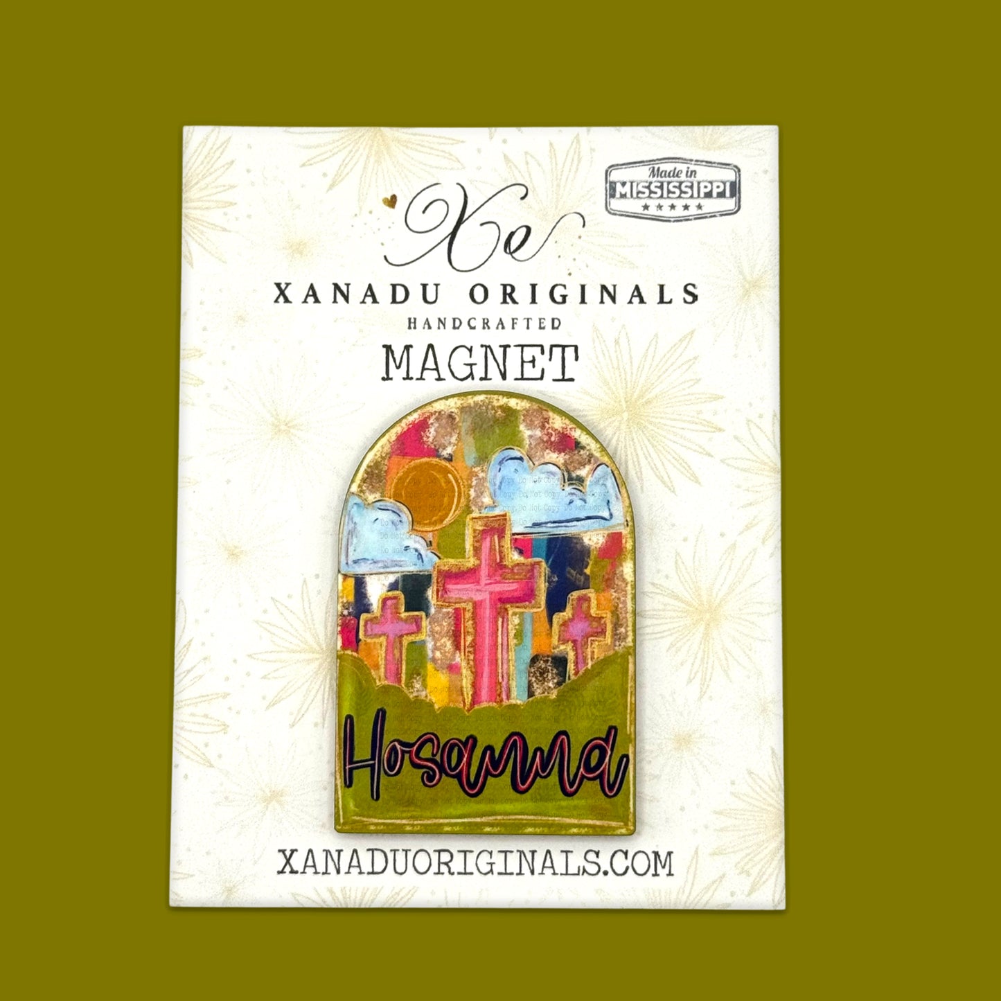 Hosanna Easter Cross Magnet