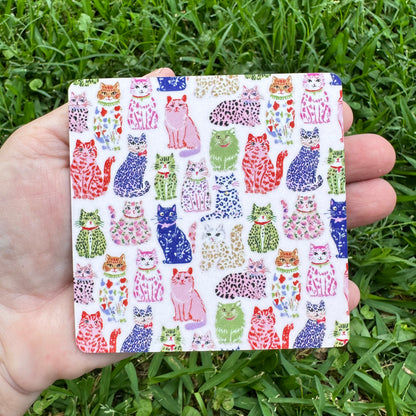 Wild Cat Whimsy Coaster