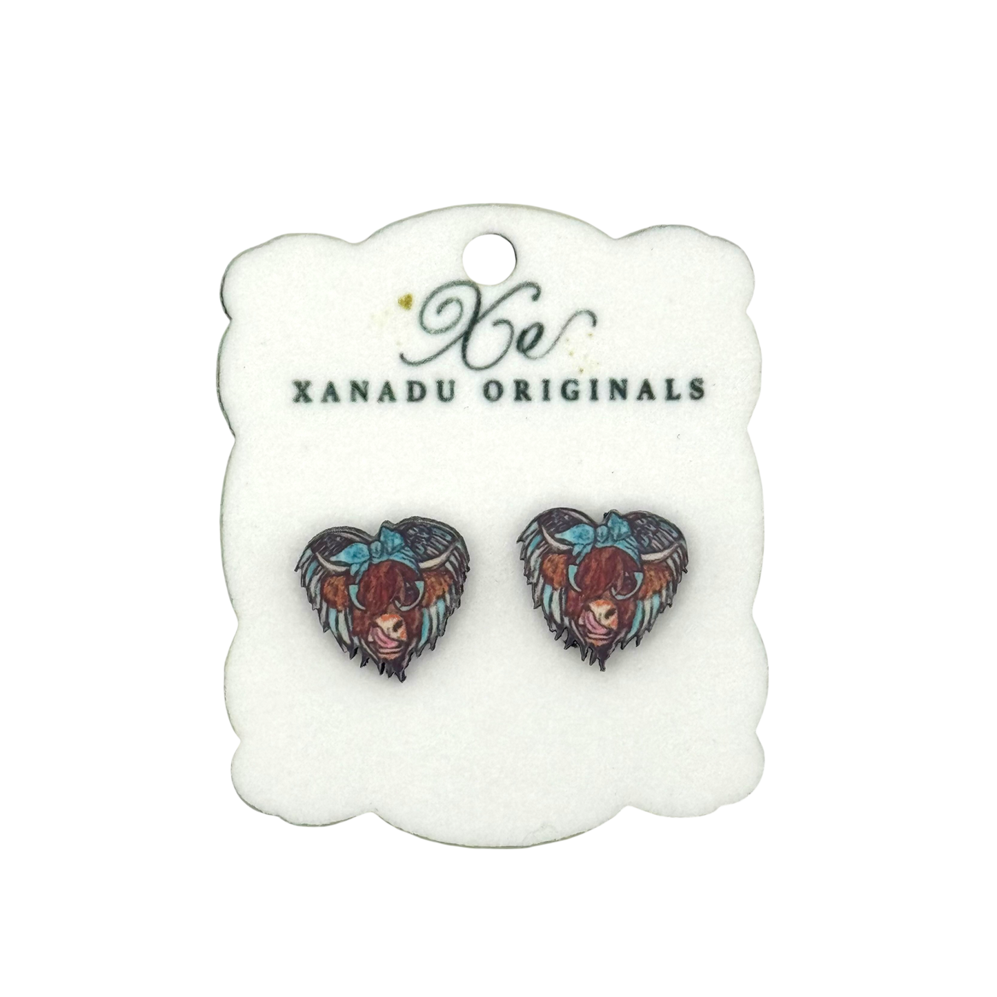 STUD Highland Cow With Post