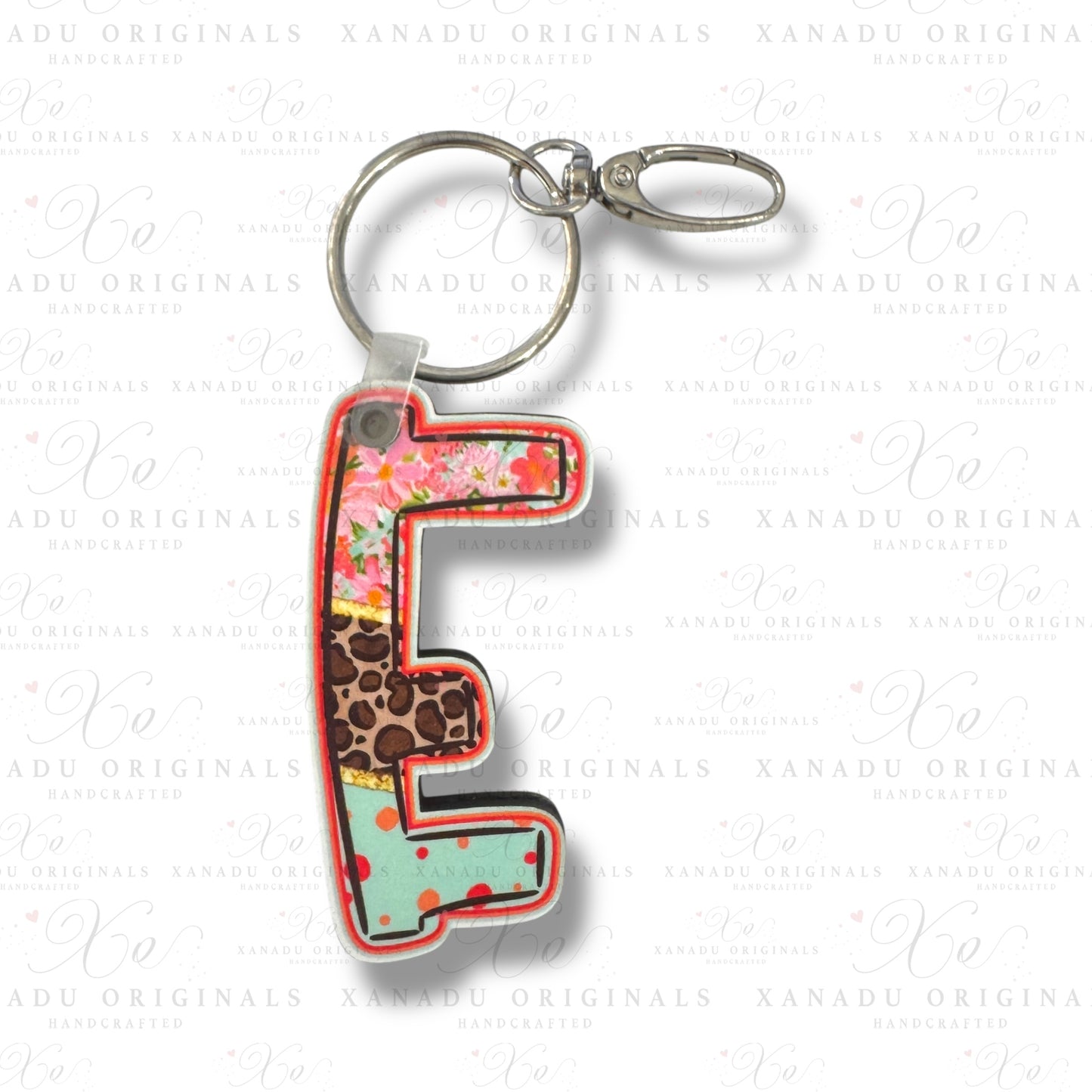 Blooming Safari Alpha Keychains (A-Z) | Bag Tag