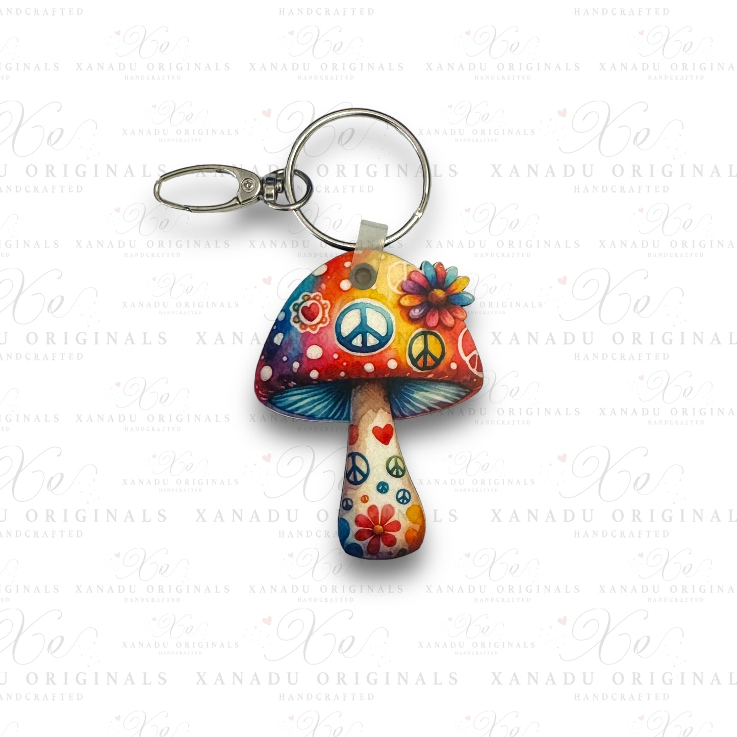 Mushroom Style 5 Keychain | Bag Tag