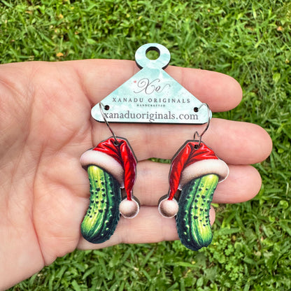 Christmas Pickle Earrings