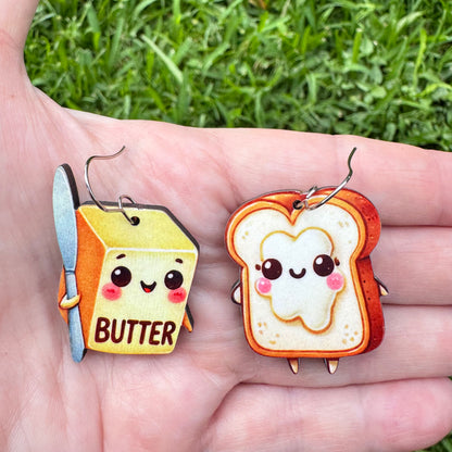 Butter To My Bread Earring