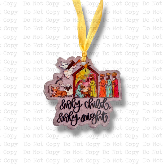 Holy Child Holy Night Mini Ornament