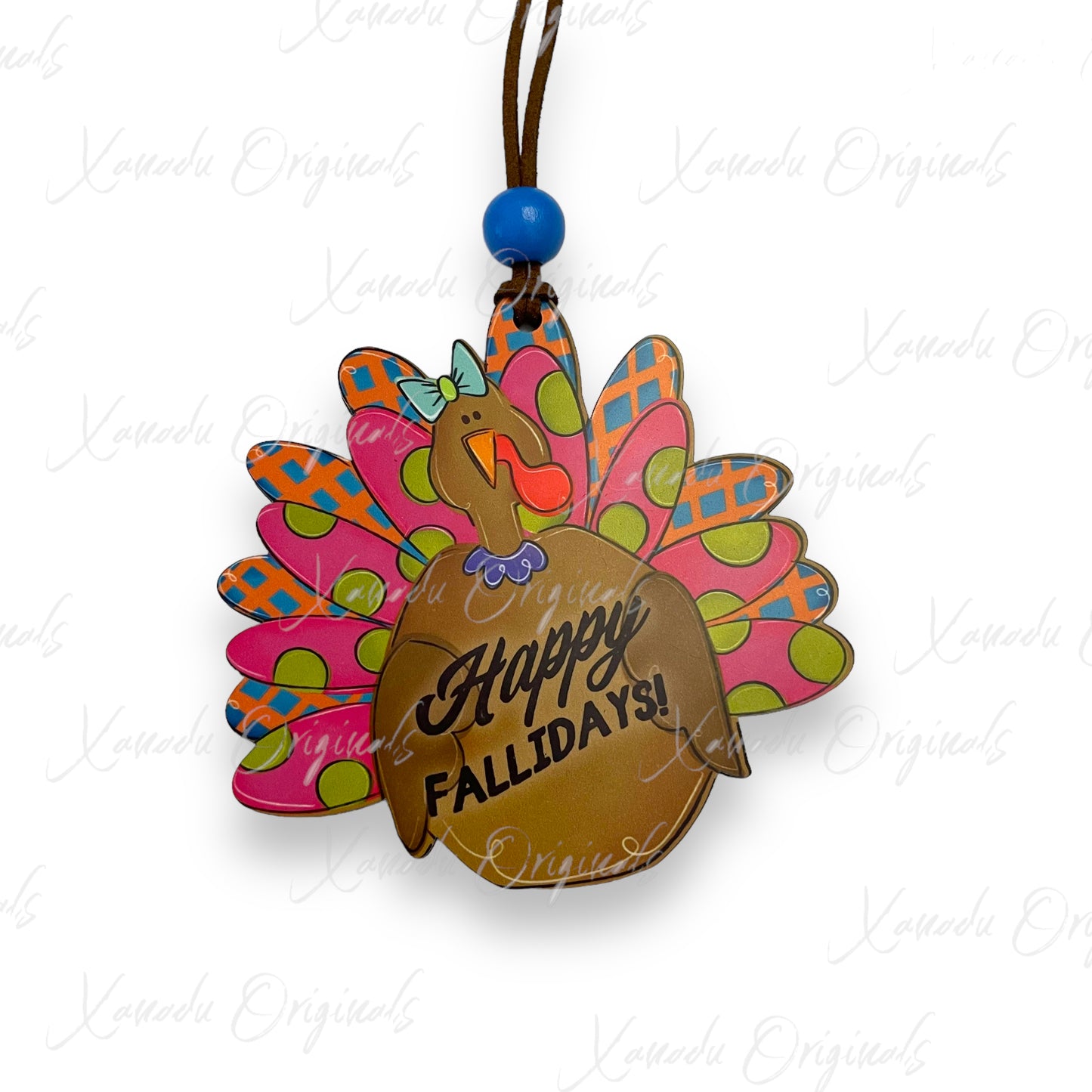 Happy Fallidays Turkey Ornament