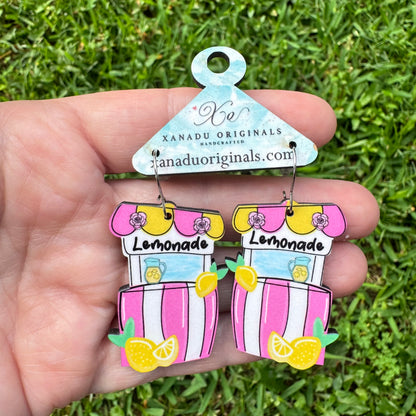 Lemonade Stand Dangle Earrings
