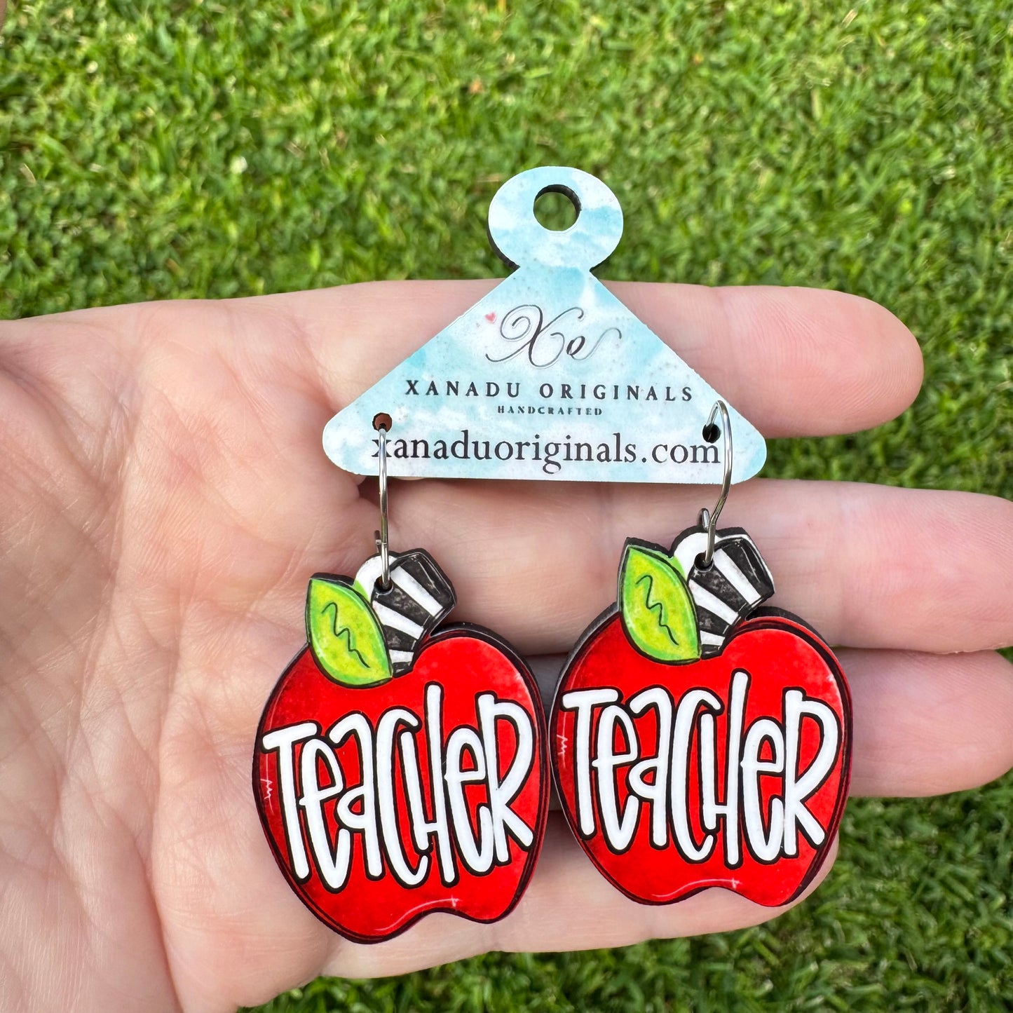 Teacher Apple Earring