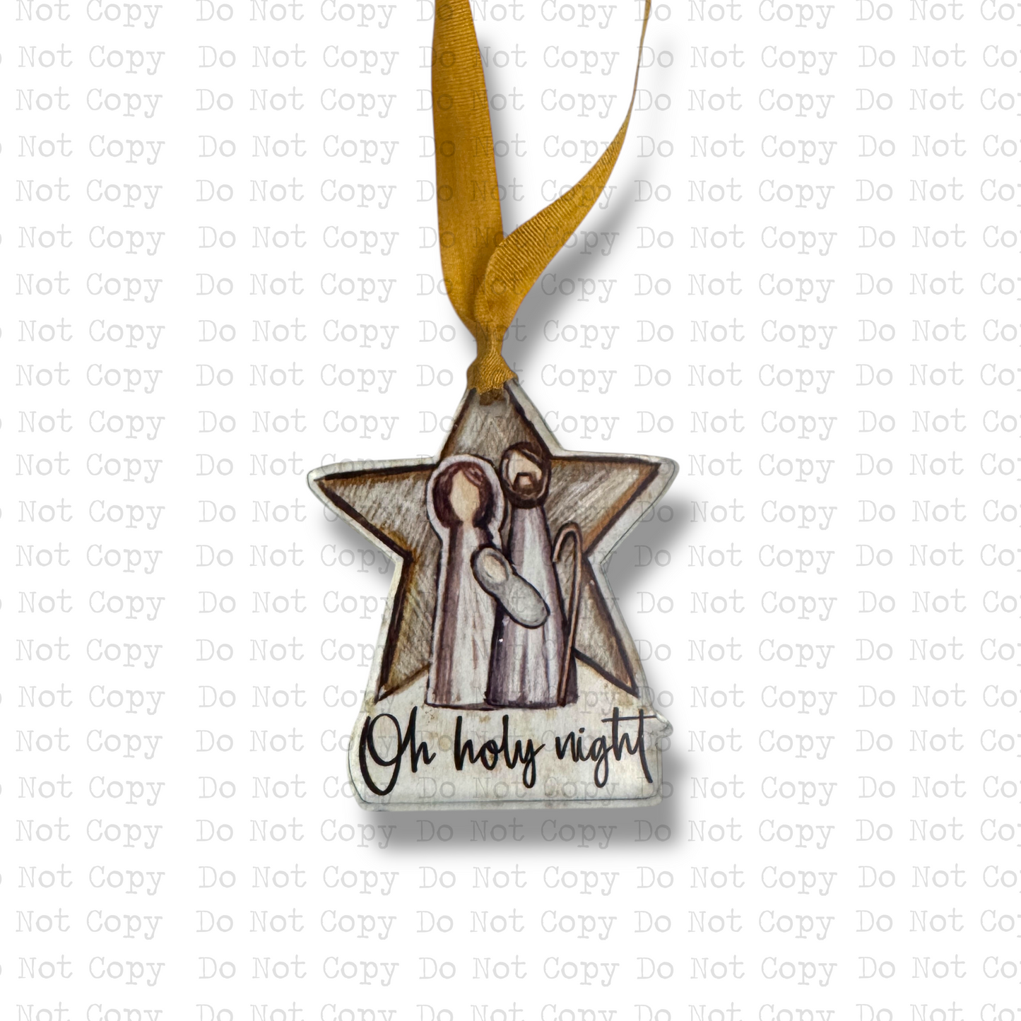 Oh Holy Night Star Mini Ornament