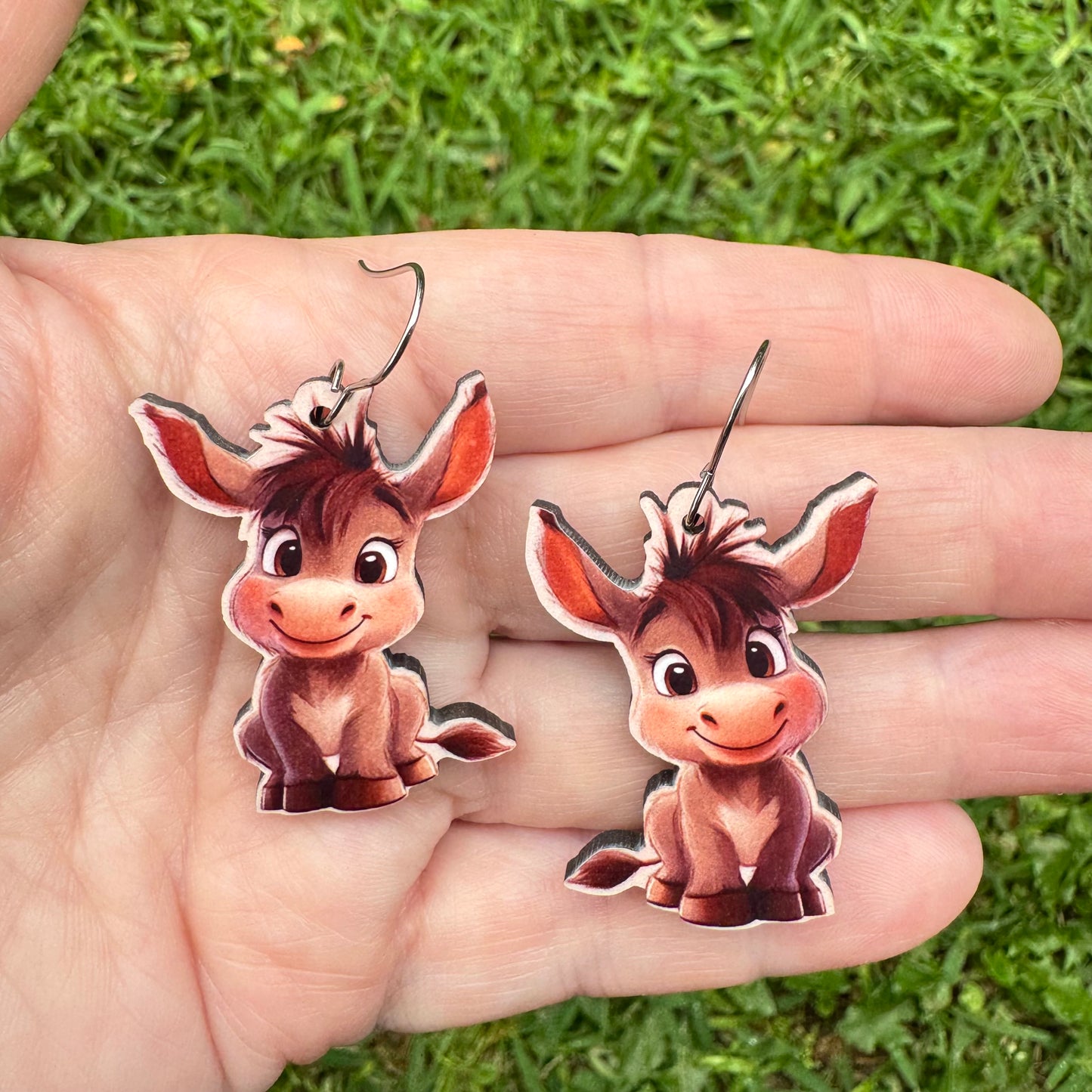Happy Donkey Earrings