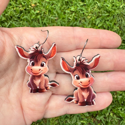 Happy Donkey Earrings