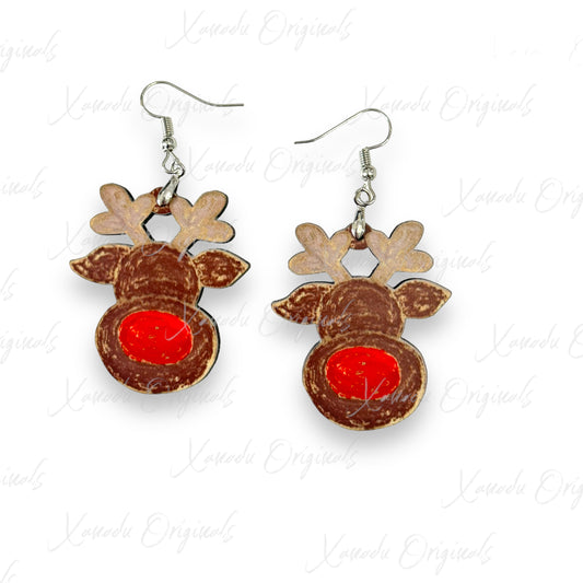 Rudolph Earrings