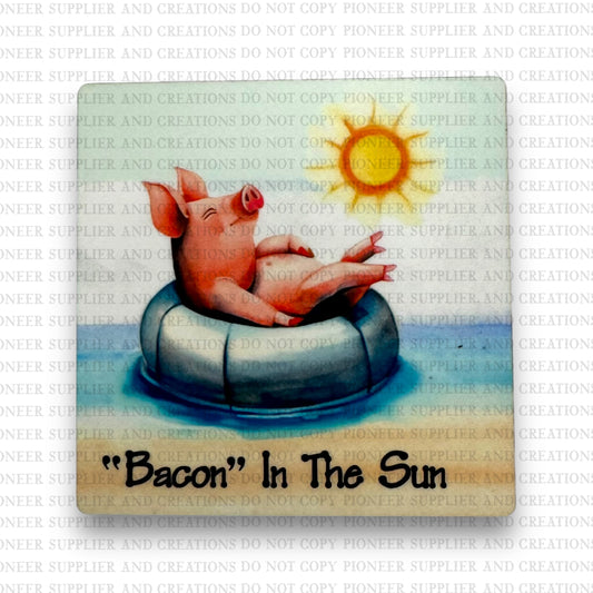 Bacon In The Sun Magnet
