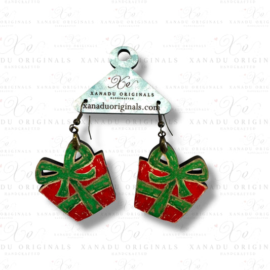 Christmas Present Earrings