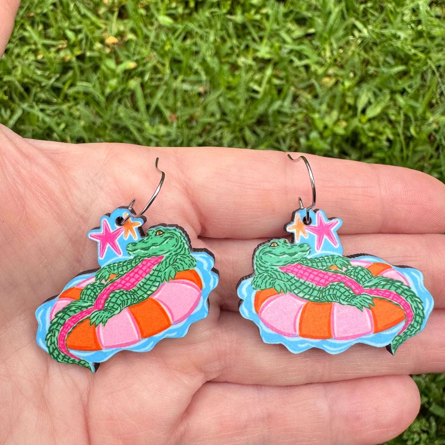 Hoochie Coochie Gator Earrings