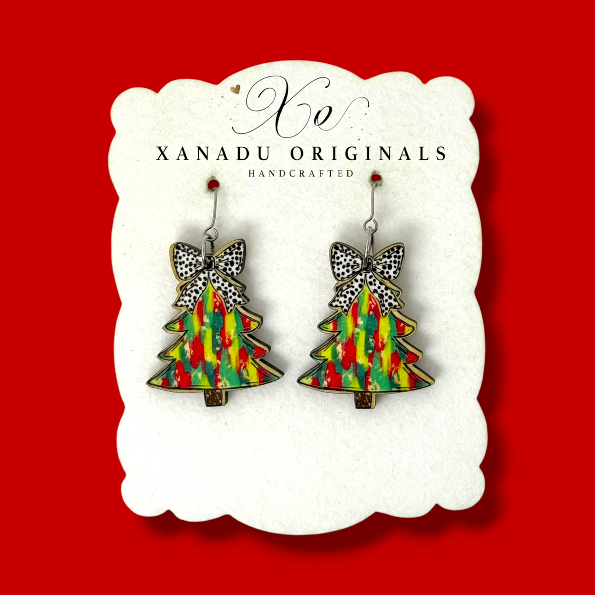 Preppy Traditional Tree Earrings