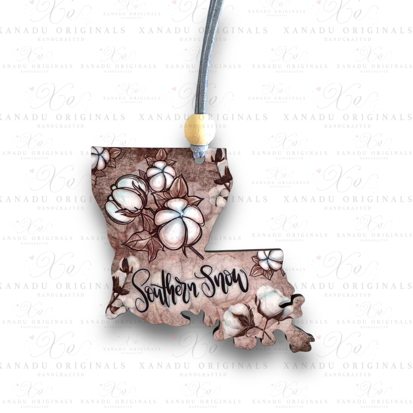 Louisiana Southern Snow Ornament