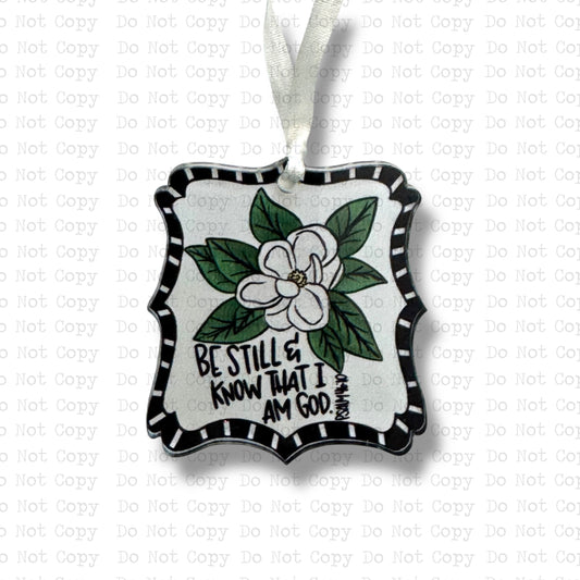 Be Still and Know Mini Ornament