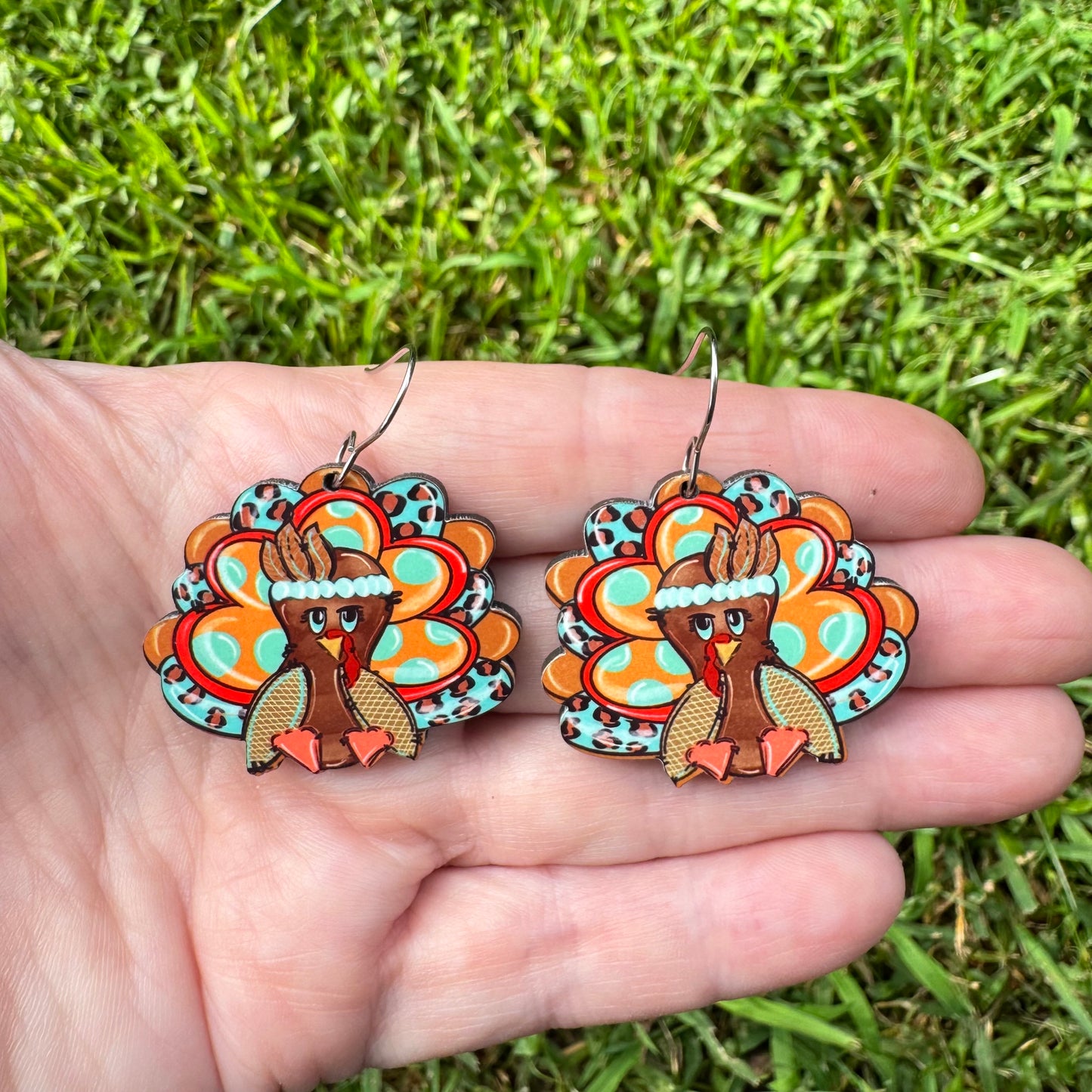 Hippie Turkey Earrings