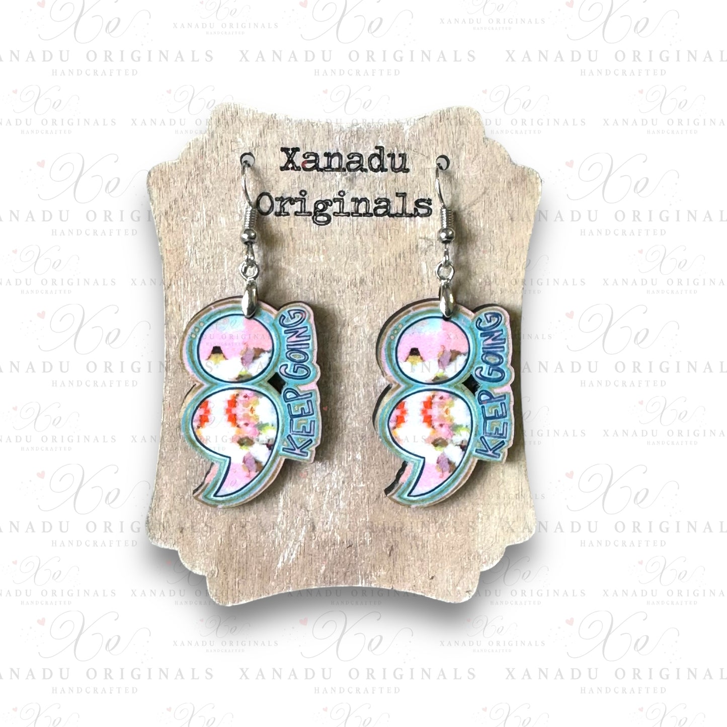 Keep Going Pastel Brushed Earrings