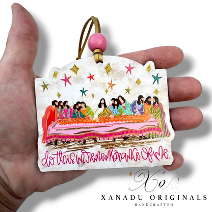Do This In Remembrance Of Me Last Supper Ornament - Christian Faith Holiday Tree Decoration