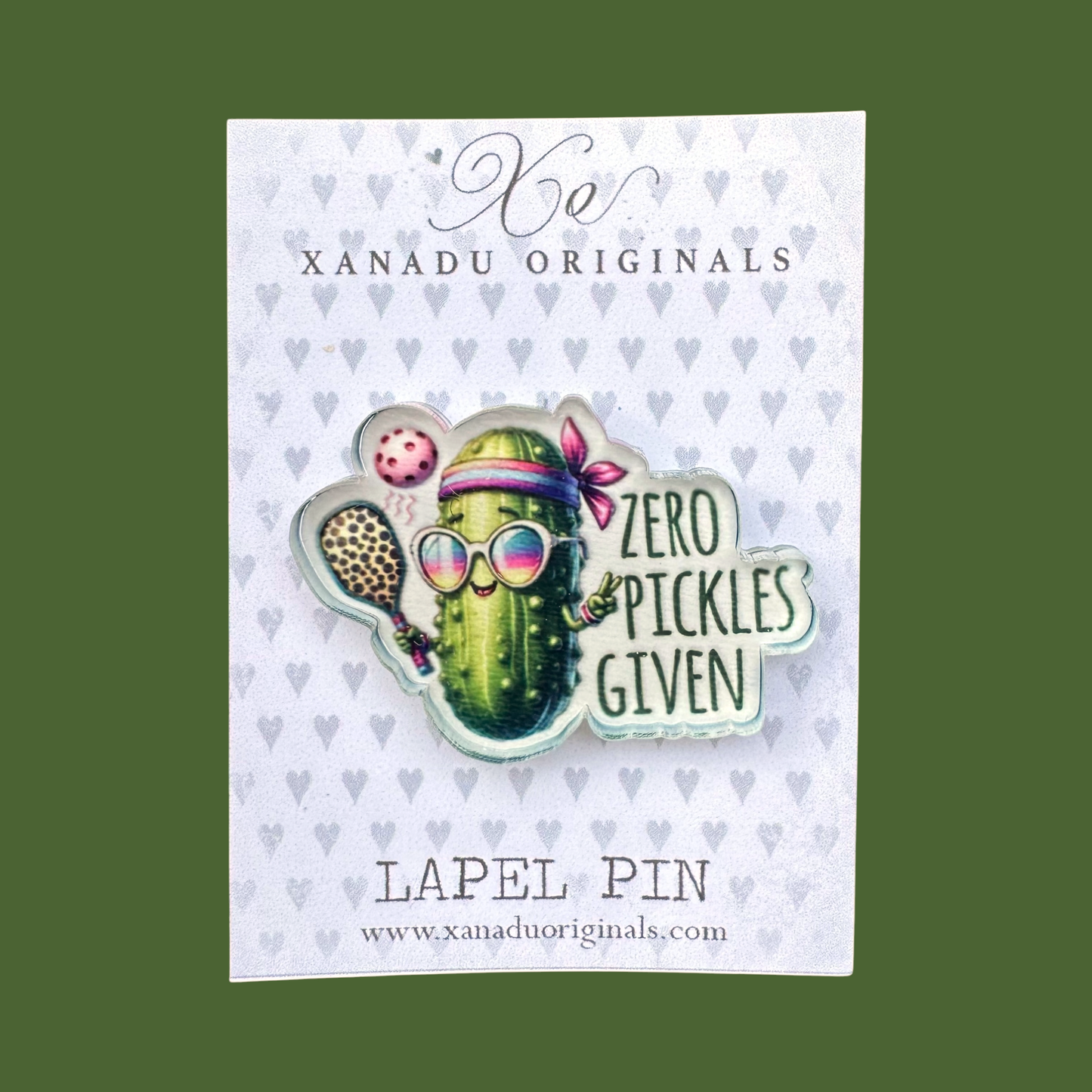 Zero Pickles Given Lapel Pin