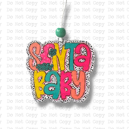 Santa Baby Whimsy Hat Christmas Ornament