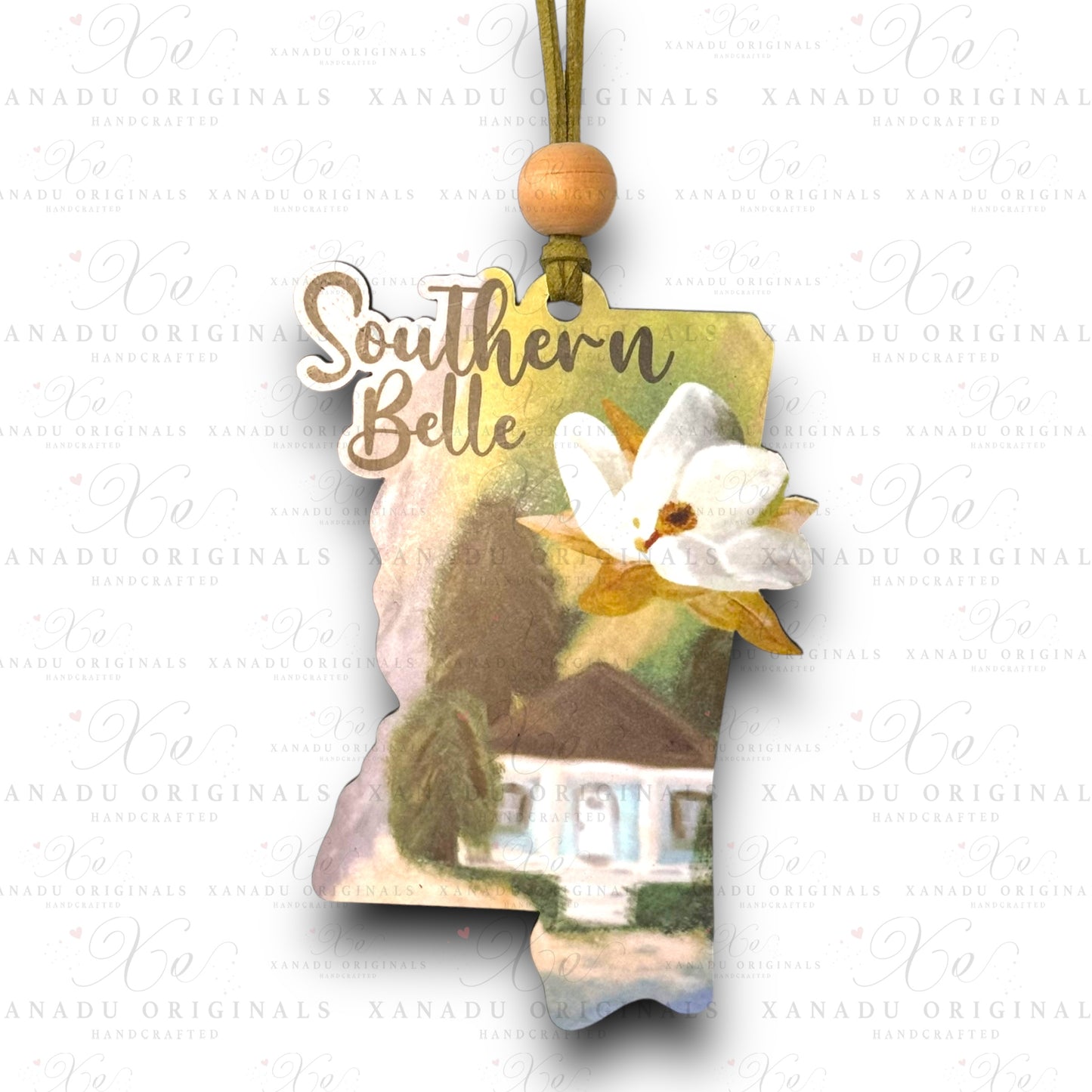 Southern Belle Mississippi Ornament