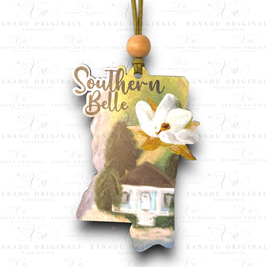 Southern Belle Mississippi Ornament