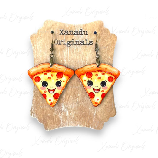 Happy Pizza Earrings