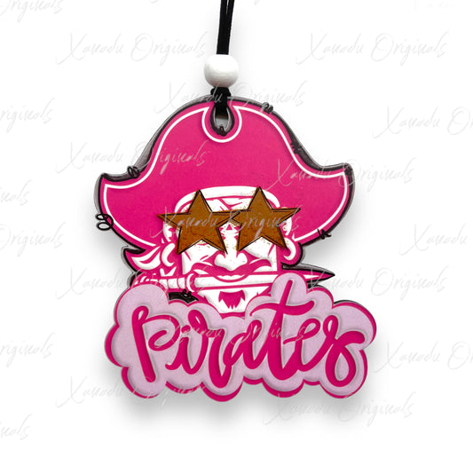 Preppy Pearl Pirates Ornament