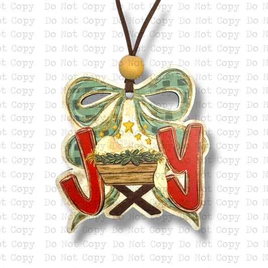 Joy Baby Jesus Christmas Ornament