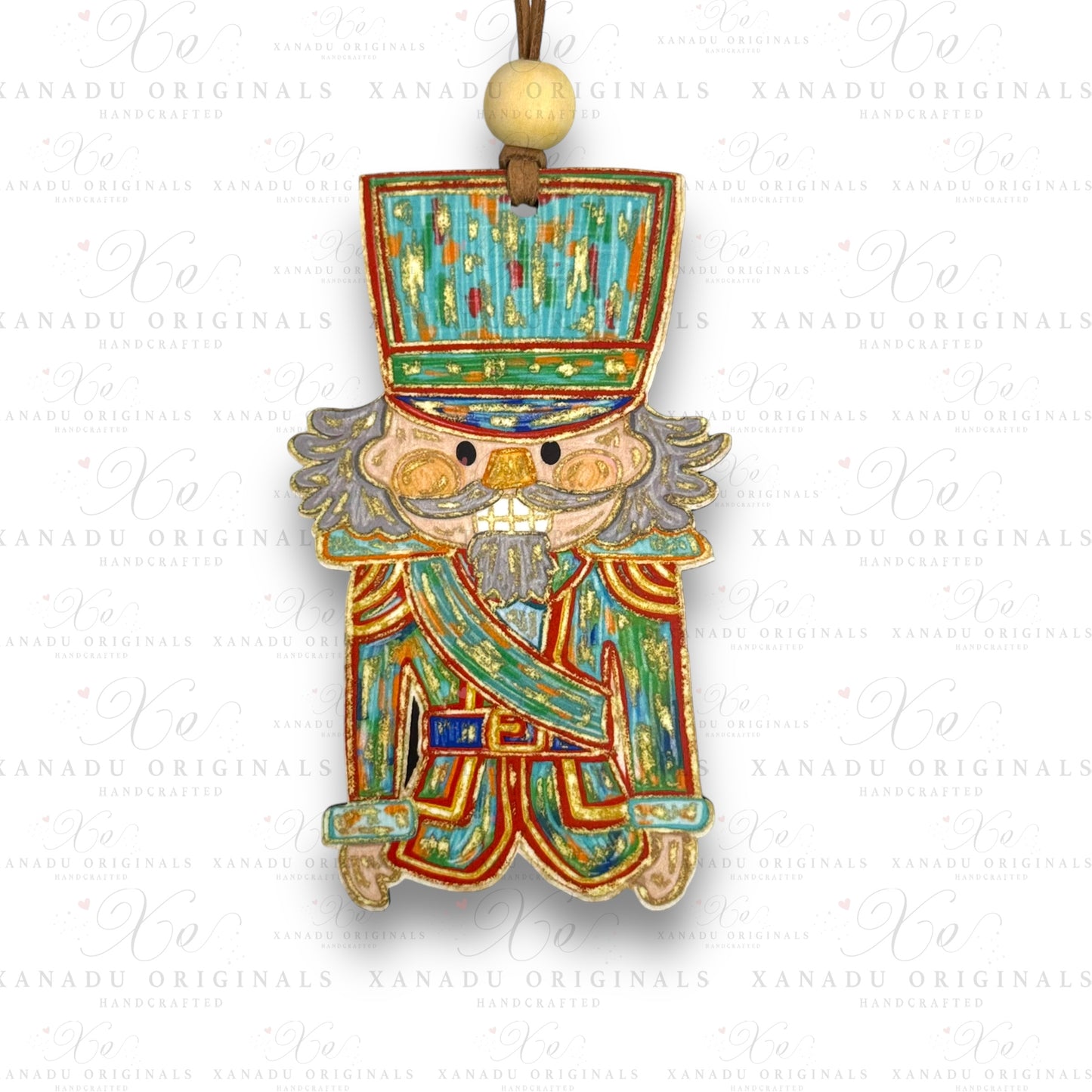 Tradition Nutcracker Gold Leaf Ornament