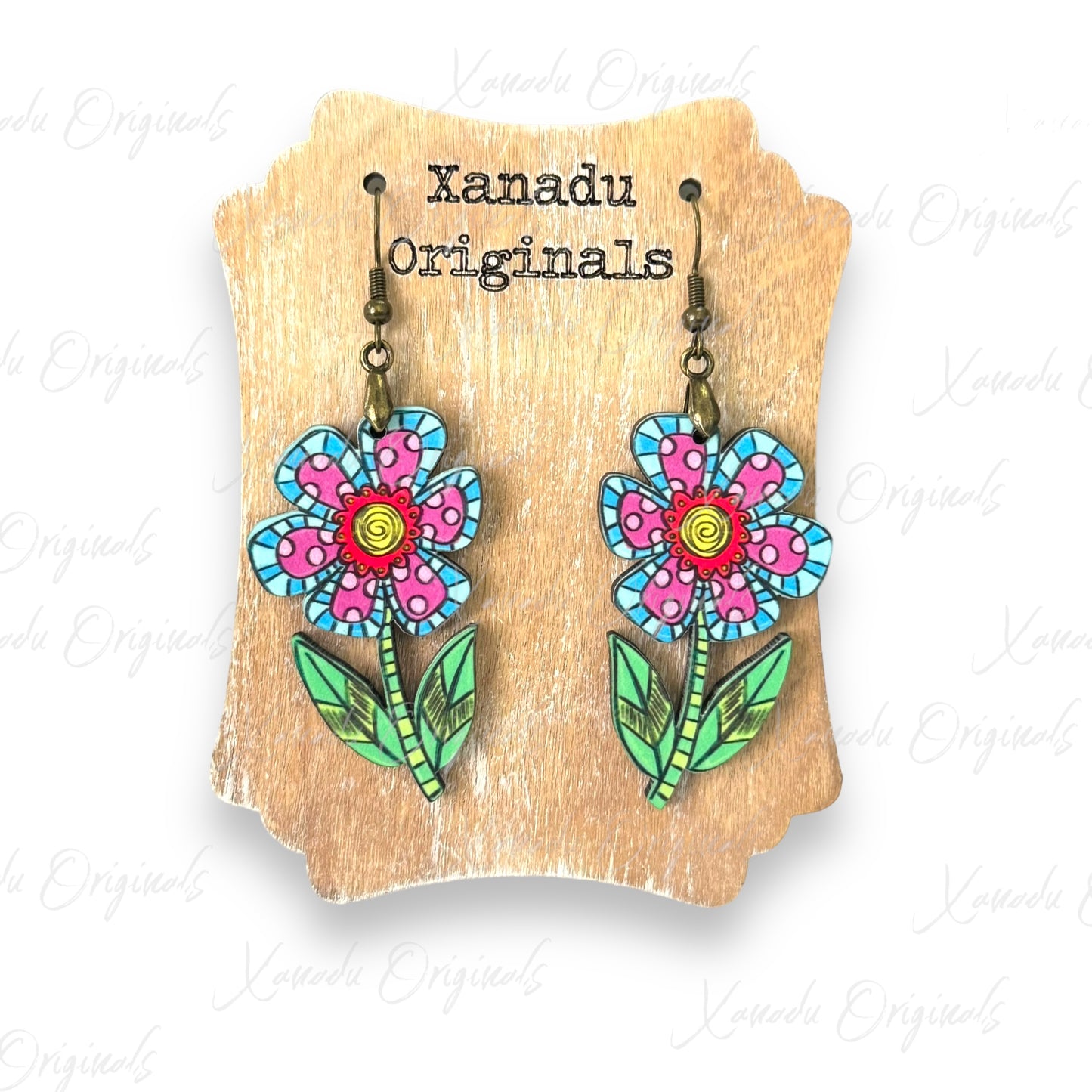 Whimsical Flower Earrings