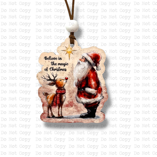 Believe In The Magic Christmas Ornament
