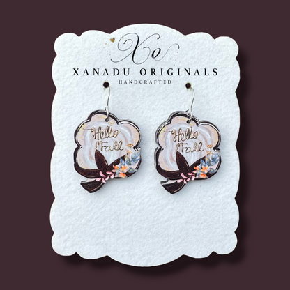 Fall Cotton Earrings