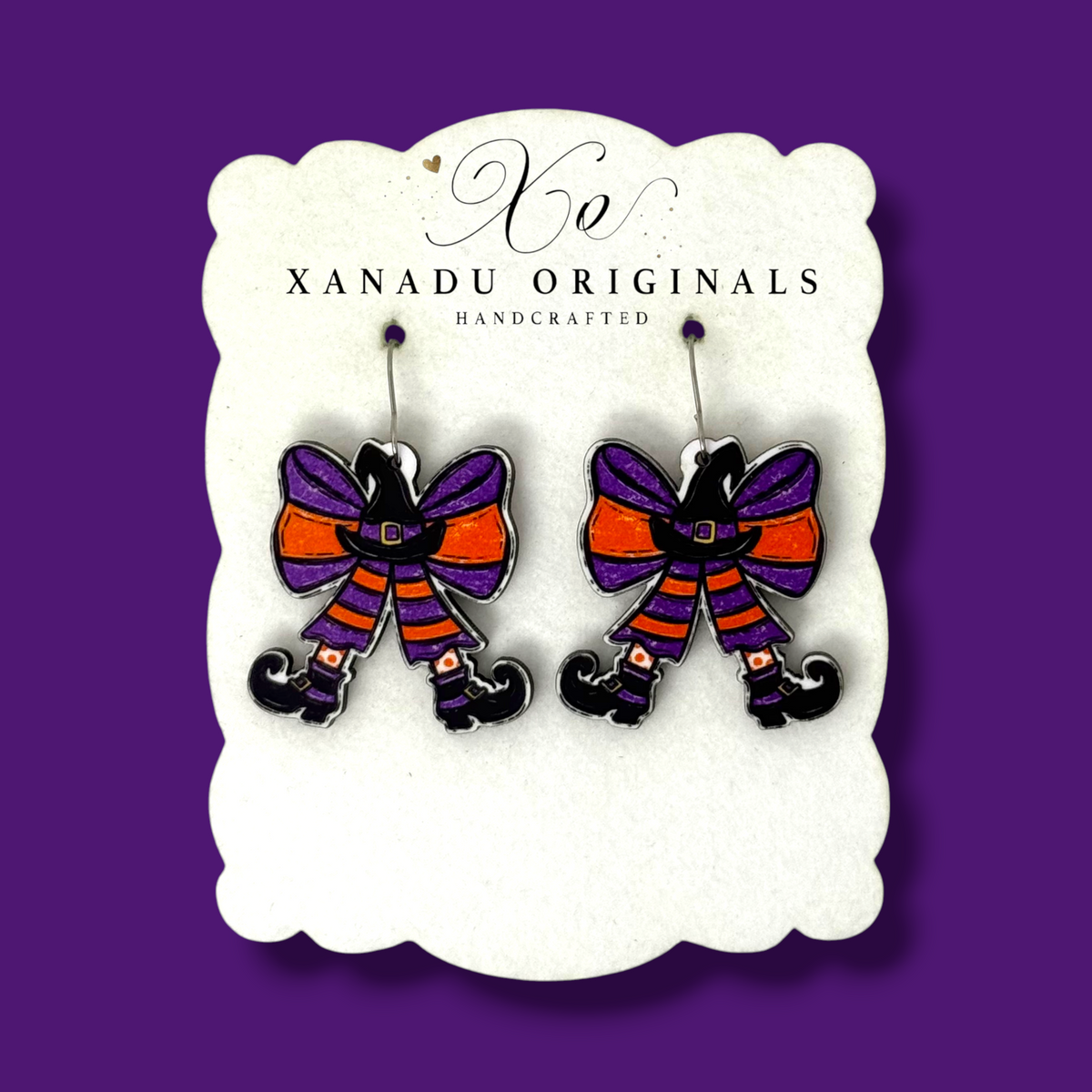 Witch Legs Dangle Earrings