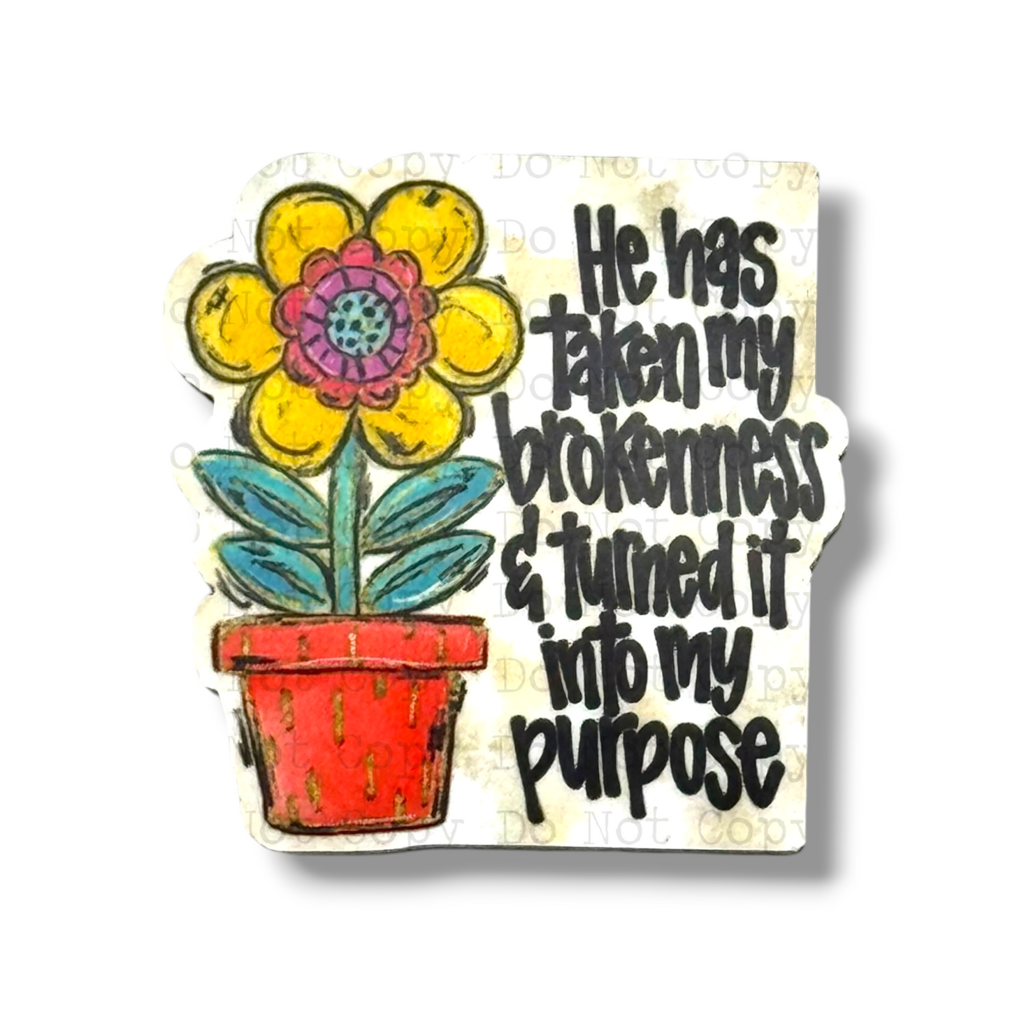 Brokenness Into Purpose Lapel Pin