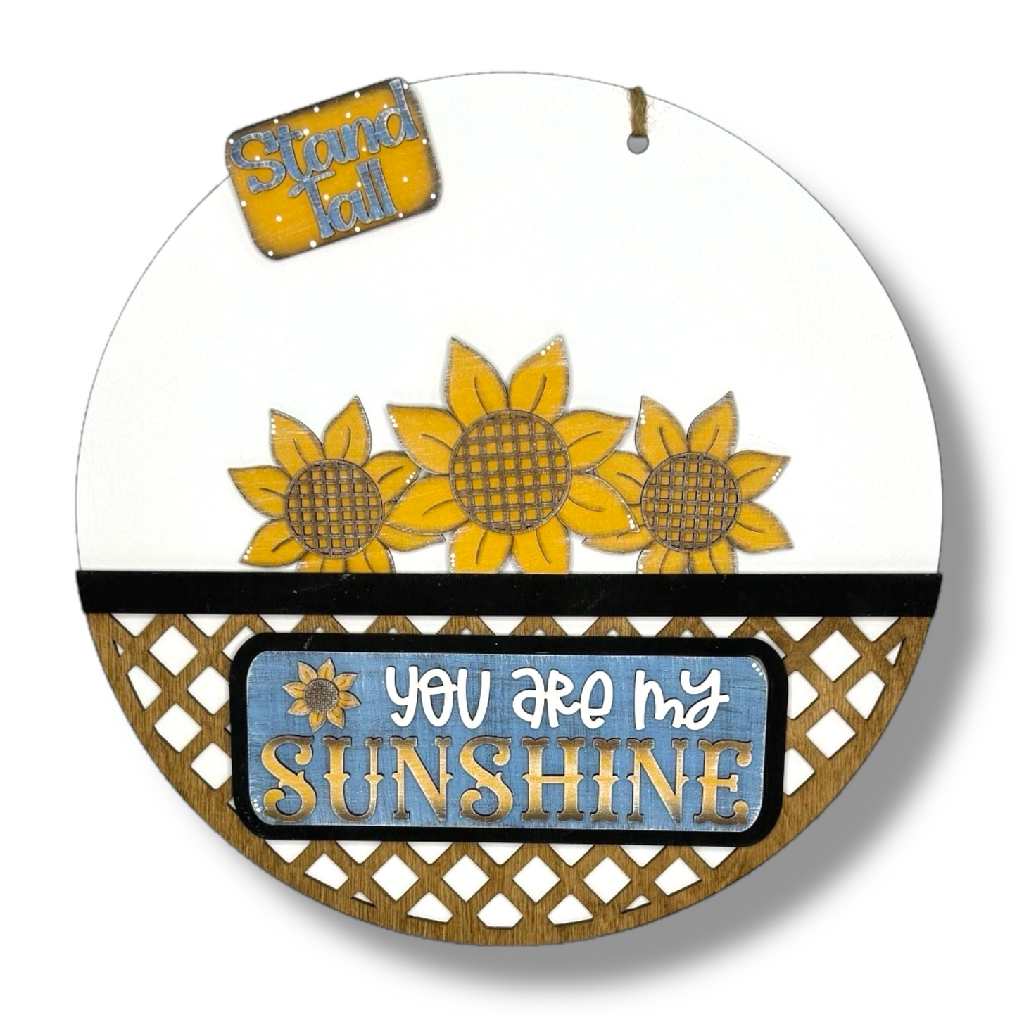 Sunflower You Are My Sunshine Interchangeable Wood Sign | DIY