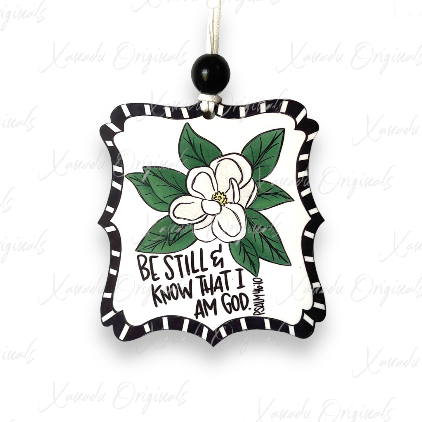 Be Still & Know Magnolia Ornament