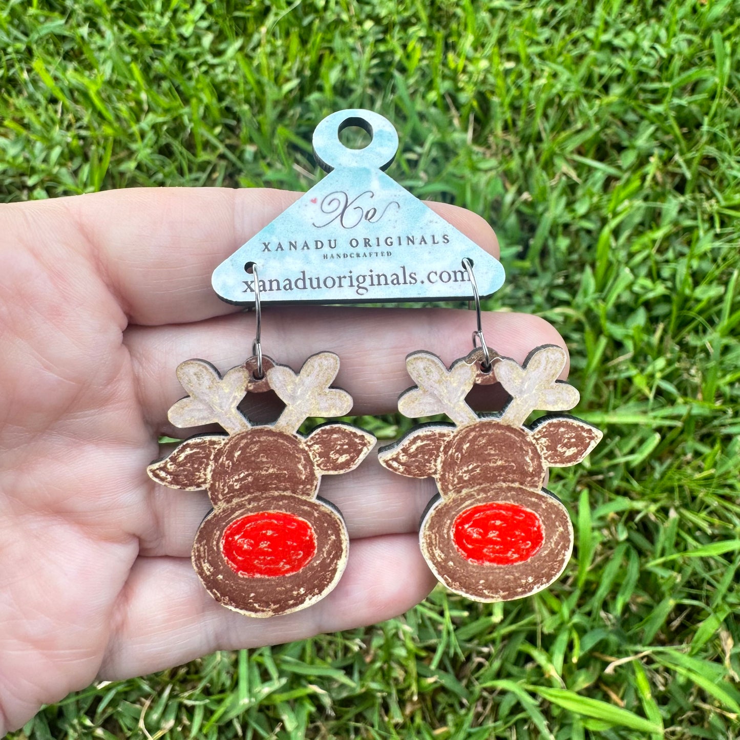 Rudolph Earrings