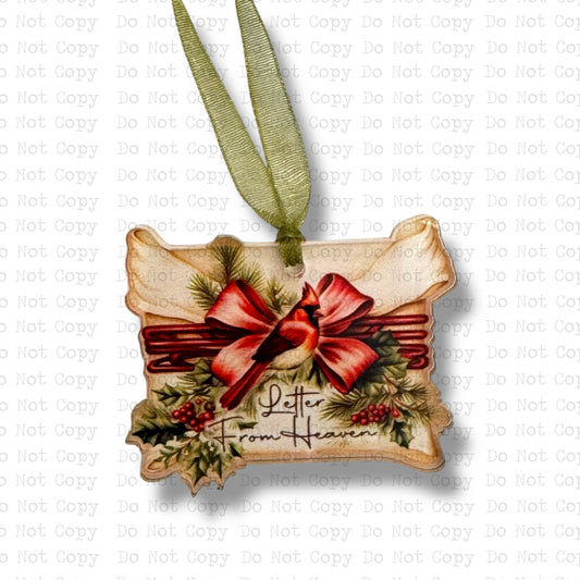Letter From Heaven Mini Ornament