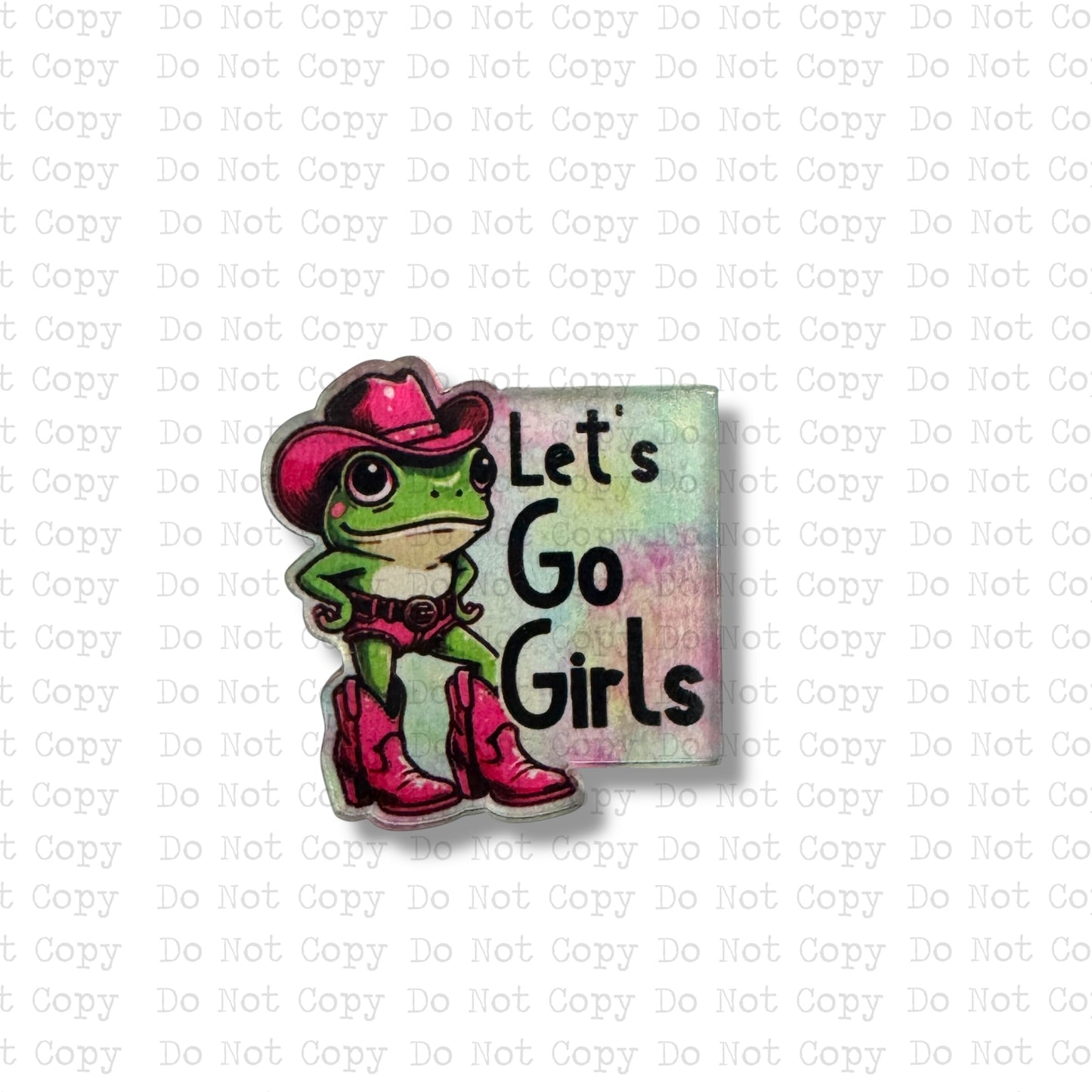 Let's Go Girls Lapel Pin