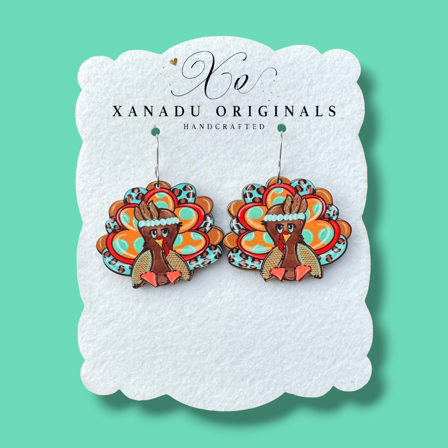 Hippie Turkey Earrings