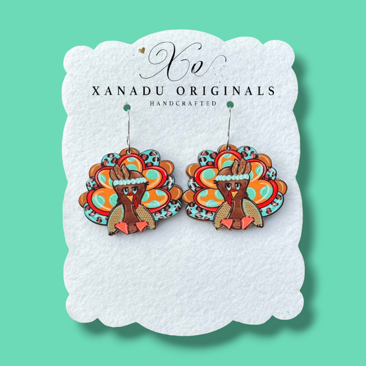 Hippie Turkey Earrings
