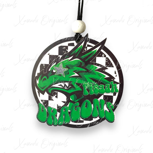 Pisgah Dragons Silver Star Ornament