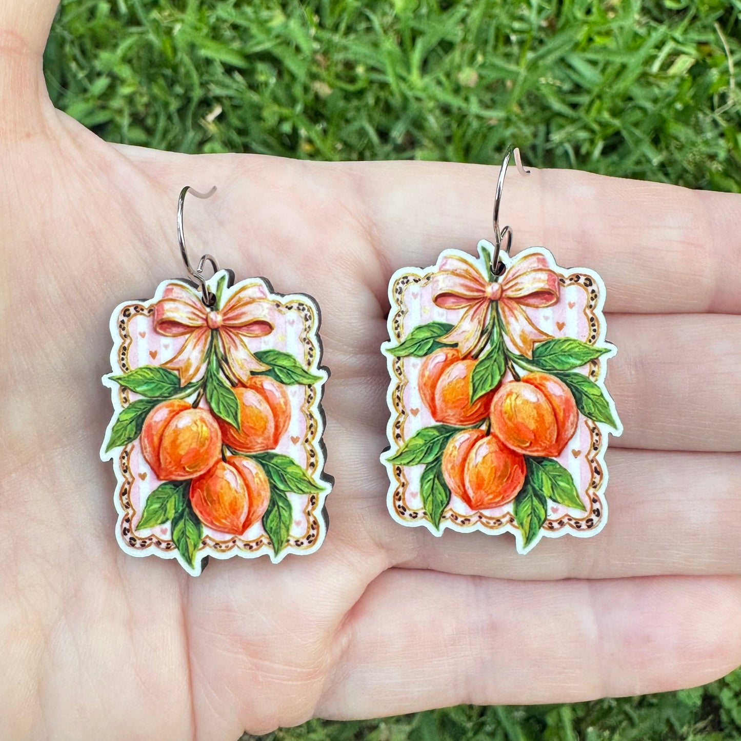 Peach Earrings